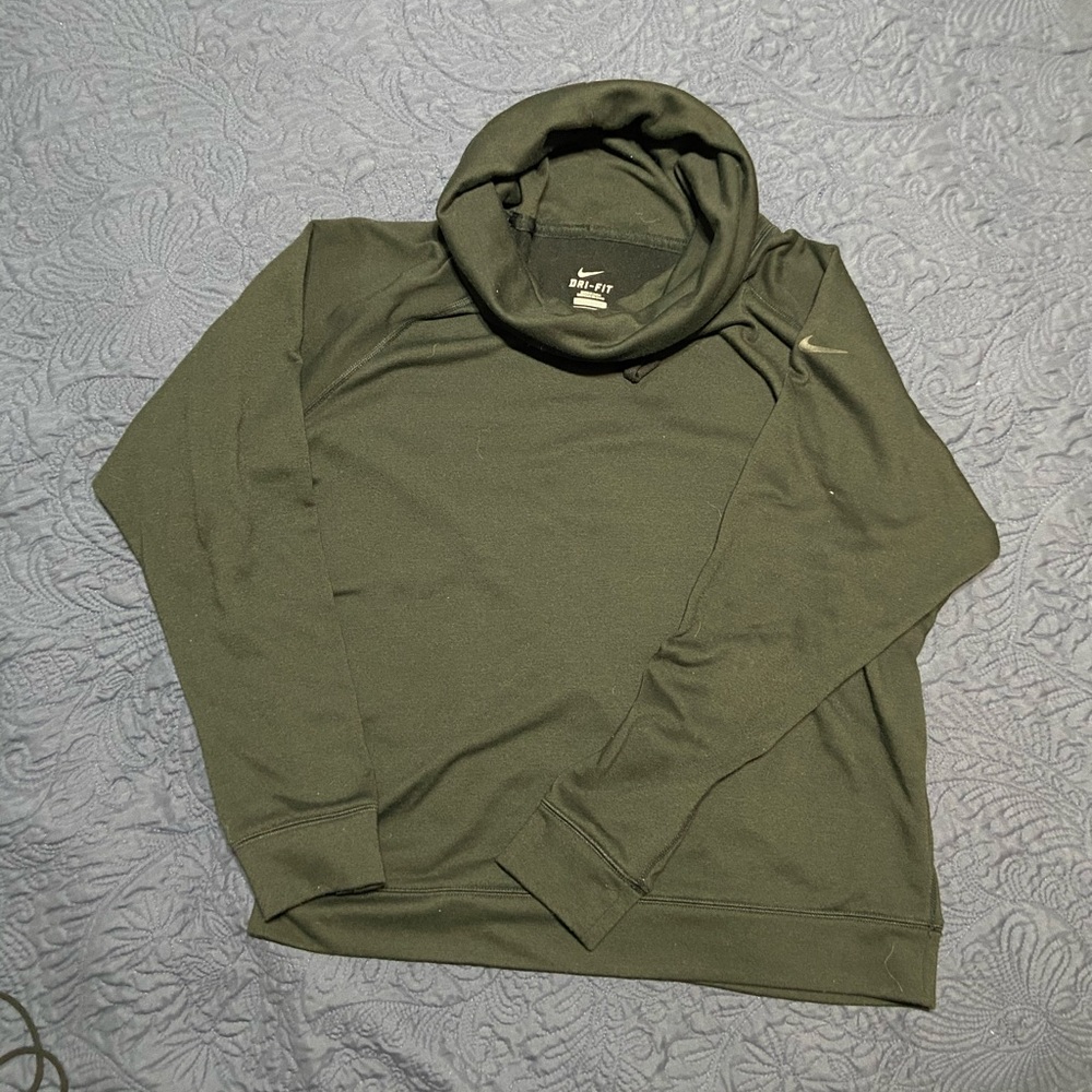 Black Cowl Neck Nike Sweatshirt - Picture 4 of 4